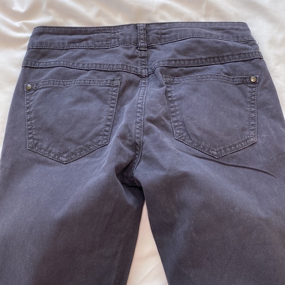 Pilcro and The Letterpress Ankle Zip Low Rise Black Jeans Size 25 - Picture 6 of 7